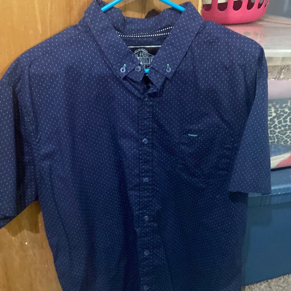 Men’s short sleeve button down